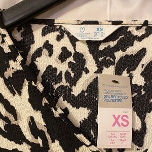 Primark Monochrome Animal Print Blouse